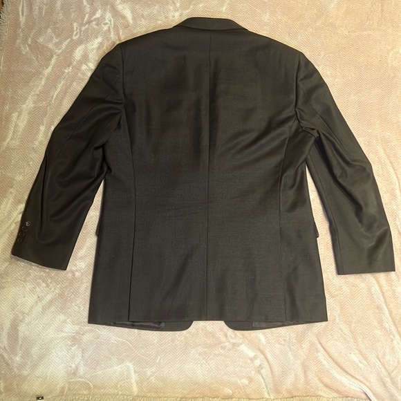 Canali 100% Wool men’s suit jacket in dark brown Sz 56 / 44” chest - Picture 11 of 16